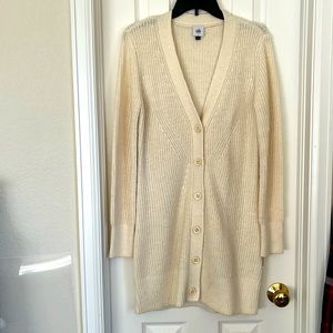 Cabi 4099 book club, cardigan, size small, beige color